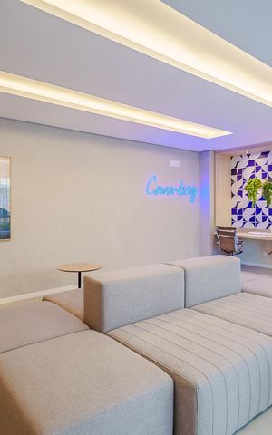 Apartamento para alugar com 35m², 1 quarto e sem vaga Apartamento para alugar com 35m², 1 quarto e sem vagaÁrea comum - Espaço Coworking