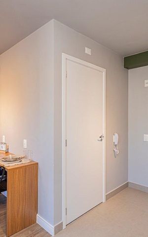 Studio para alugar com 26m², 1 quarto e sem vaga Studio para alugar com 26m², 1 quarto e sem vagaSala / Quarto