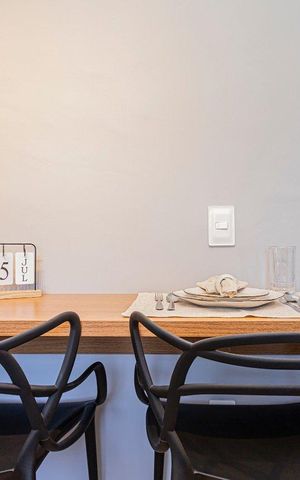 Studio para alugar com 26m², 1 quarto e sem vaga Studio para alugar com 26m², 1 quarto e sem vagaSala / Quarto