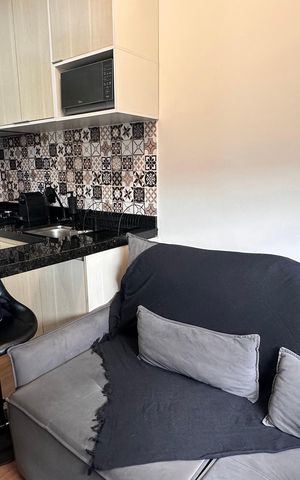 Studio para alugar com 24m², 1 quarto e sem vaga