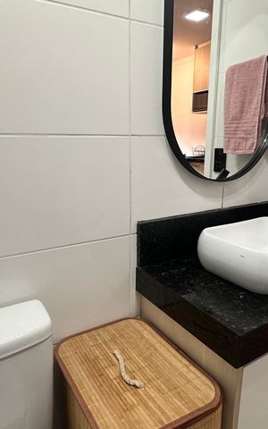 Studio para alugar com 24m², 1 quarto e sem vaga