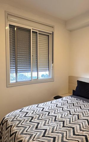Studio para alugar com 24m², 1 quarto e sem vaga