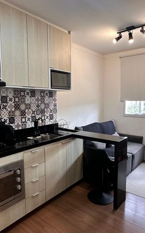 Studio para alugar com 24m², 1 quarto e sem vaga
