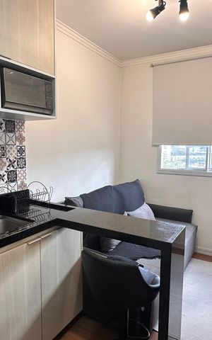 Studio para alugar com 24m², 1 quarto e sem vaga