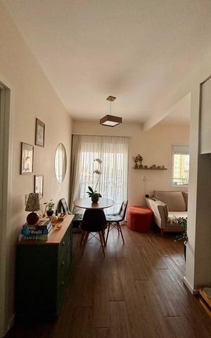 Apartamento à venda com 37m², 1 quarto e 1 vaga Apartamento à venda com 37m², 1 quarto e 1 vagaSala