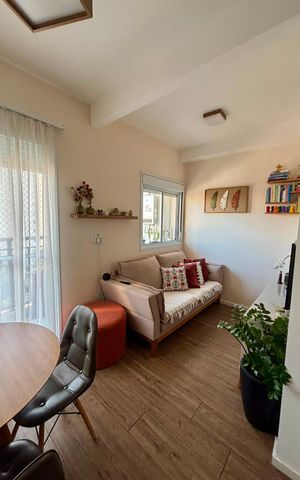 Apartamento à venda com 37m², 1 quarto e 1 vaga Apartamento à venda com 37m², 1 quarto e 1 vagaSala