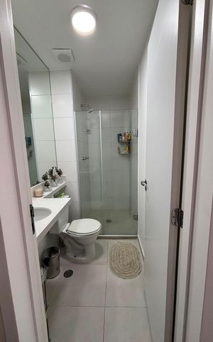 Apartamento à venda com 37m², 1 quarto e 1 vaga Apartamento à venda com 37m², 1 quarto e 1 vagaBanheiro