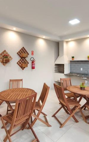 Apartamento à venda com 52m², 2 quartos e 1 vaga Apartamento à venda com 52m², 2 quartos e 1 vagaÁrea comum - Churrasqueira