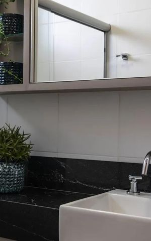 Apartamento para alugar com 137m², 2 quartos e 2 vagasBanheiro social