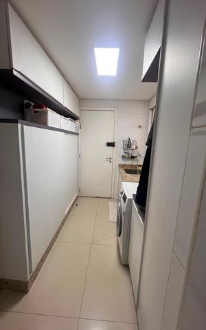 Apartamento para alugar com 148m², 3 quartos e 3 vagas Apartamento para alugar com 148m², 3 quartos e 3 vagasÁrea de serviço