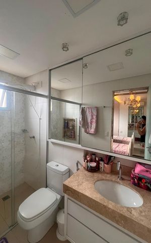 Apartamento para alugar com 148m², 3 quartos e 3 vagas Apartamento para alugar com 148m², 3 quartos e 3 vagasBanheiro da Suíte