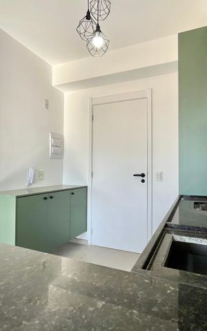 Studio à venda com 29m², 1 quarto e sem vaga Studio à venda com 29m², 1 quarto e sem vagaCozinha
