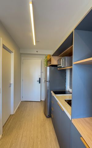 Studio à venda com 25m², 1 quarto e sem vagaStudio