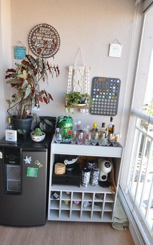 Apartamento à venda com 63m², 2 quartos e 1 vagaSacada da Sala