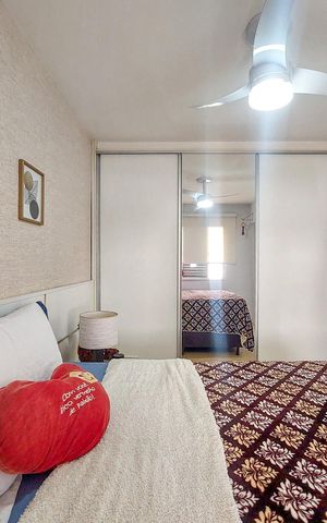 Apartamento à venda com 45m², 1 quarto e 1 vagaQuarto