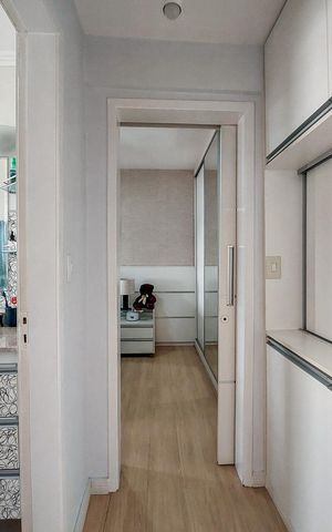 Apartamento à venda com 45m², 1 quarto e 1 vagaBanheiro Corredor