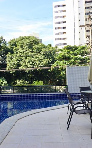 Apartamento para alugar com 50m², 1 quarto e 1 vaga Apartamento para alugar com 50m², 1 quarto e 1 vagaÁrea comum - Piscina