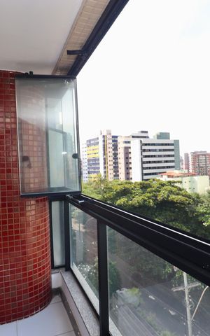 Apartamento para alugar com 50m², 1 quarto e 1 vaga Apartamento para alugar com 50m², 1 quarto e 1 vagaVaranda