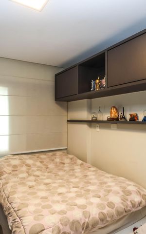 Apartamento à venda com 110m², 3 quartos e 2 vagasQuarto 3