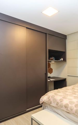 Apartamento à venda com 110m², 3 quartos e 2 vagasQuarto 3