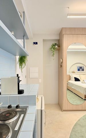 Studio à venda com 25m², 1 quarto e sem vaga Studio à venda com 25m², 1 quarto e sem vagaCozinha