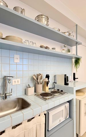 Studio à venda com 25m², 1 quarto e sem vaga Studio à venda com 25m², 1 quarto e sem vagaCozinha