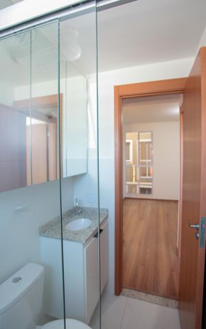 Apartamento para alugar com 44m², 2 quartos e 1 vaga Apartamento para alugar com 44m², 2 quartos e 1 vagaBanheiro Social