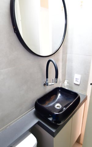 Apartamento para alugar com 72m², 1 quarto e 1 vagaLavabo