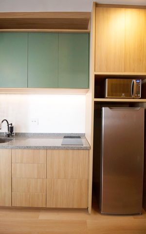 Studio à venda com 21m², 1 quarto e sem vaga