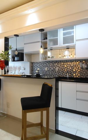 Apartamento à venda com 51m², 2 quartos e 1 vagaCozinha