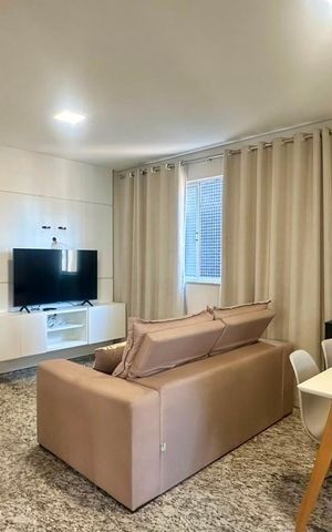 Apartamento à venda com 57m², 1 quarto e 2 vagas Apartamento à venda com 57m², 1 quarto e 2 vagasSala