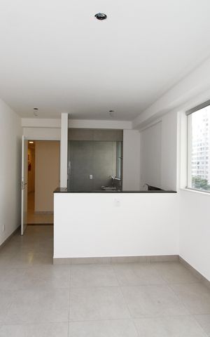 Studio à venda com 43m², 1 quarto e 1 vagaSala
