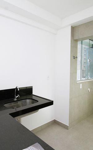 Studio à venda com 43m², 1 quarto e 1 vagaCozinha