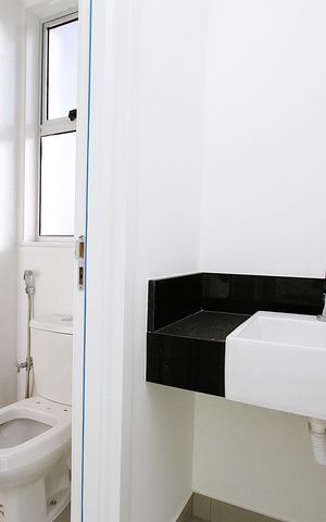 Studio à venda com 43m², 1 quarto e 1 vagaBanheiro