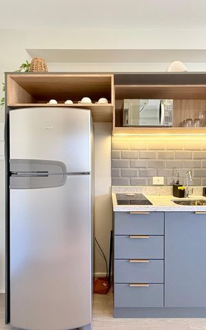 Studio à venda com 25m², 1 quarto e sem vagaCozinha
