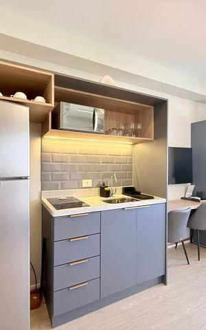 Studio à venda com 25m², 1 quarto e sem vagaCozinha