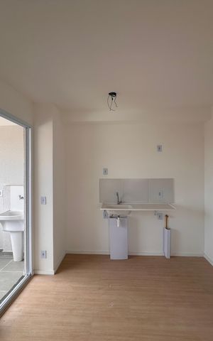 Apartamento para alugar com 35m², 2 quartos e sem vaga Apartamento para alugar com 35m², 2 quartos e sem vagaSala e cozinha