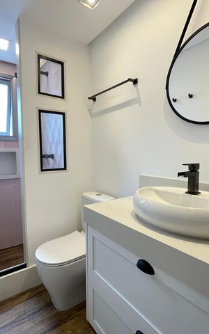 Apartamento para alugar com 68m², 1 quarto e 2 vagas Apartamento para alugar com 68m², 1 quarto e 2 vagasBanheiro