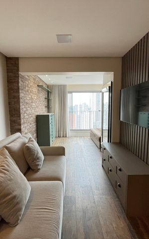 Apartamento para alugar com 68m², 1 quarto e 2 vagas Apartamento para alugar com 68m², 1 quarto e 2 vagasSala