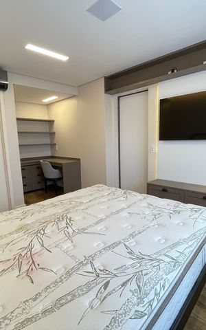 Apartamento para alugar com 68m², 1 quarto e 2 vagas Apartamento para alugar com 68m², 1 quarto e 2 vagasQuarto