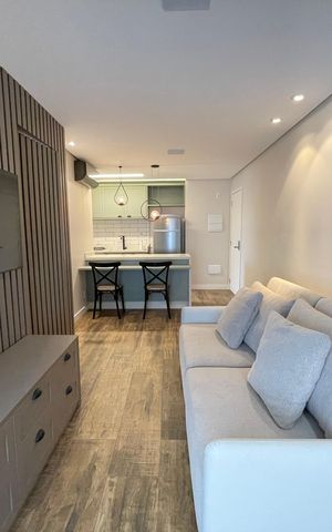 Apartamento para alugar com 68m², 1 quarto e 2 vagas Apartamento para alugar com 68m², 1 quarto e 2 vagasSala