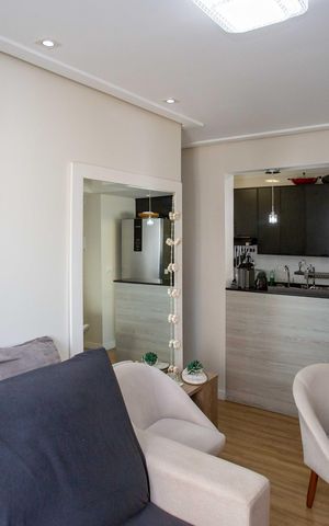 Apartamento à venda com 43m², 2 quartos e 1 vagaSala