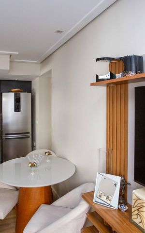 Apartamento à venda com 43m², 2 quartos e 1 vagaSala
