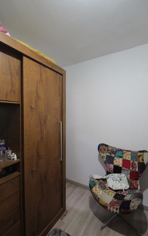 Casa de condomínio à venda com 65m², 2 quartos e 1 vagaQuarto 2