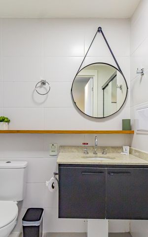 Studio à venda com 27m², 1 quarto e sem vaga Studio à venda com 27m², 1 quarto e sem vagaBanheiro