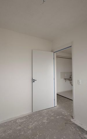 Apartamento à venda com 33m², 2 quartos e 1 vagaQuarto 2