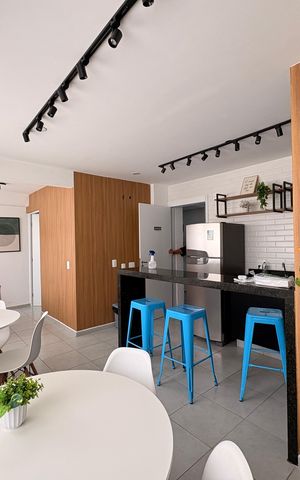Apartamento à venda com 33m², 2 quartos e 1 vagaÁrea comum - Salão de festas