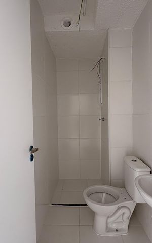 Apartamento à venda com 33m², 2 quartos e 1 vagaBanheiro 