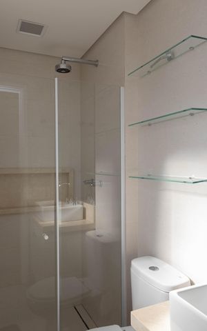 Apartamento à venda com 133m², 3 quartos e 3 vagas Apartamento à venda com 133m², 3 quartos e 3 vagasBanheiro da Suíte 3