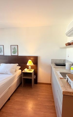 Studio para alugar com 25m², 1 quarto e 1 vaga